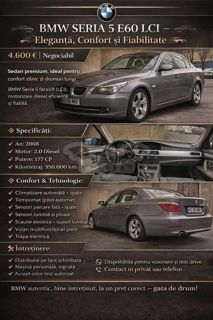 BMW 5 Series E60/E61 [2003 - 2010] 2008