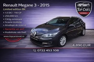Renault Megane III [2008 - 2016] ENERGY dCi 110 Start & Stop LIMITED 2015