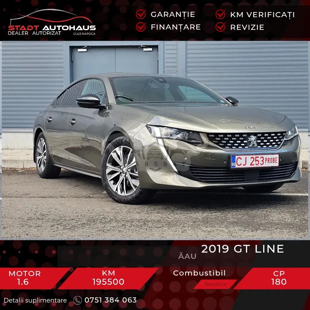 Peugeot 508 II [2018 - Prezent] PureTech 180 EAT8 GT 2019