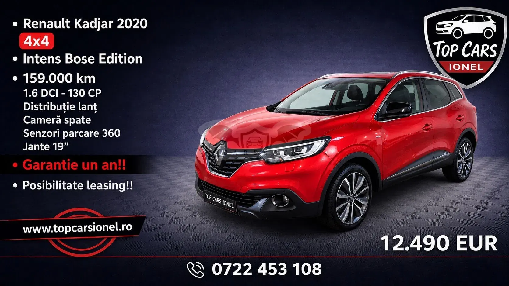 Renault Kadjar Energy dCi 130 4x4 Bose Edition 2019