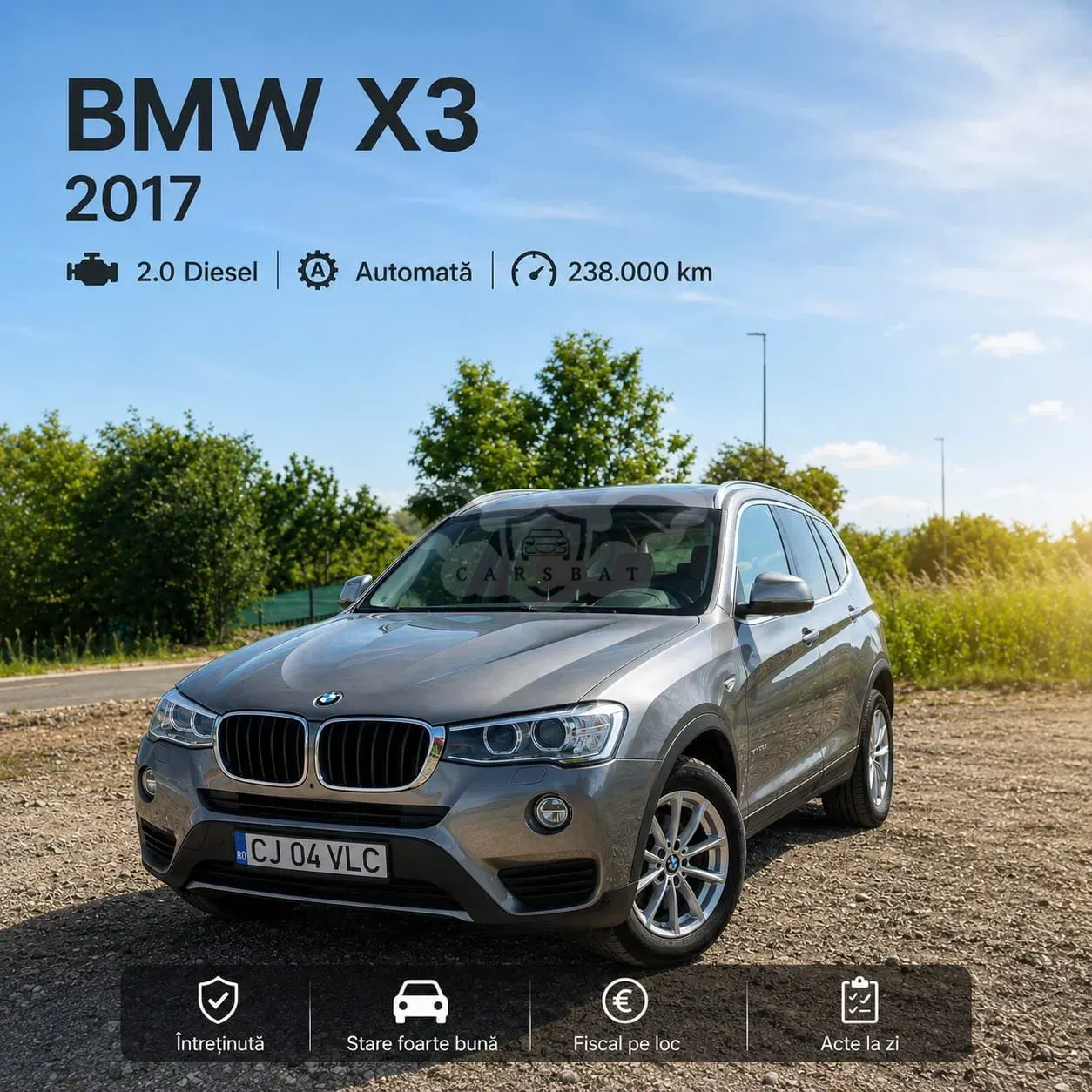 BMW X3 xDrive20d AT Standard 2017