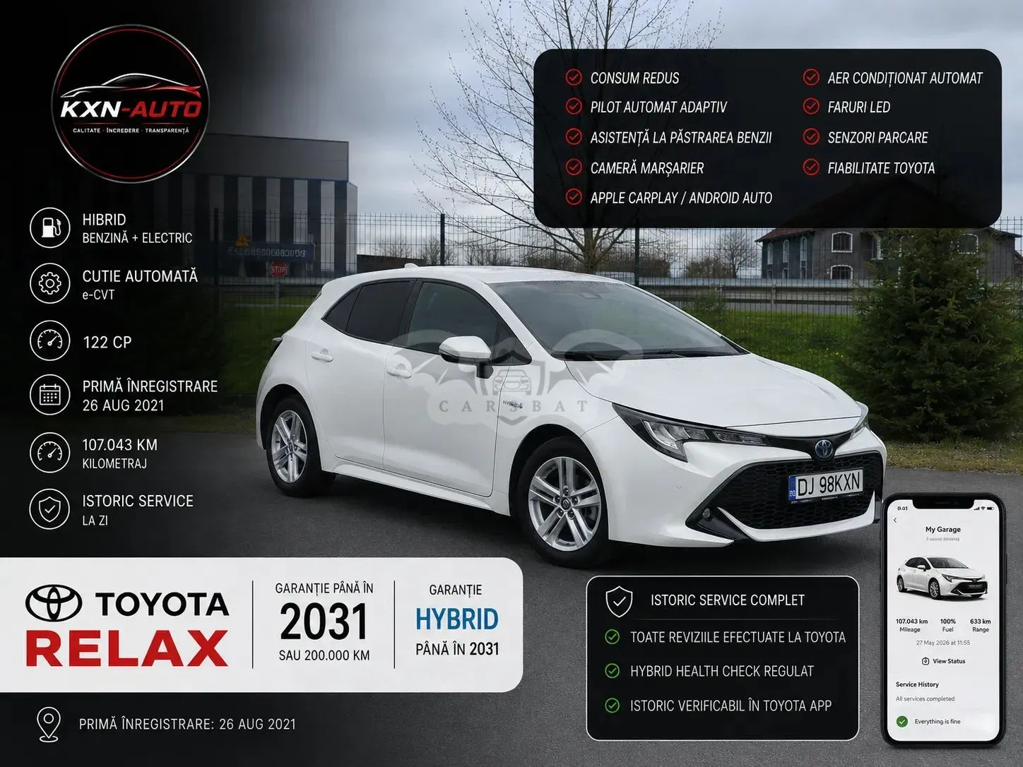 Toyota Corolla XII [2020 - Prezent] 1.8 HSD TS Dynamic 2021