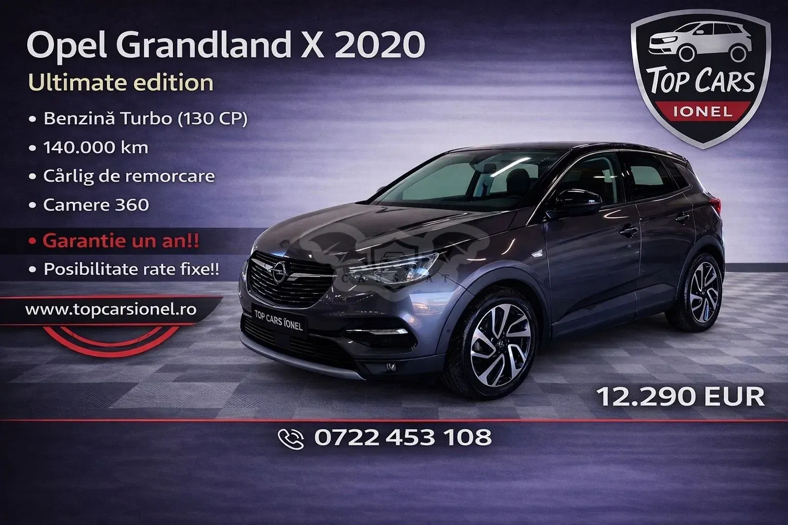 Opel Grandland 1.2 Turbo START/STOP Aut. Ultimate 2020