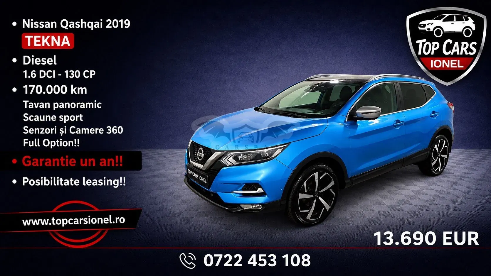 Nissan Qashqai II [2013 - 2021] 1.6 DCI Start/Stop X-TRONIC Tekna 2019