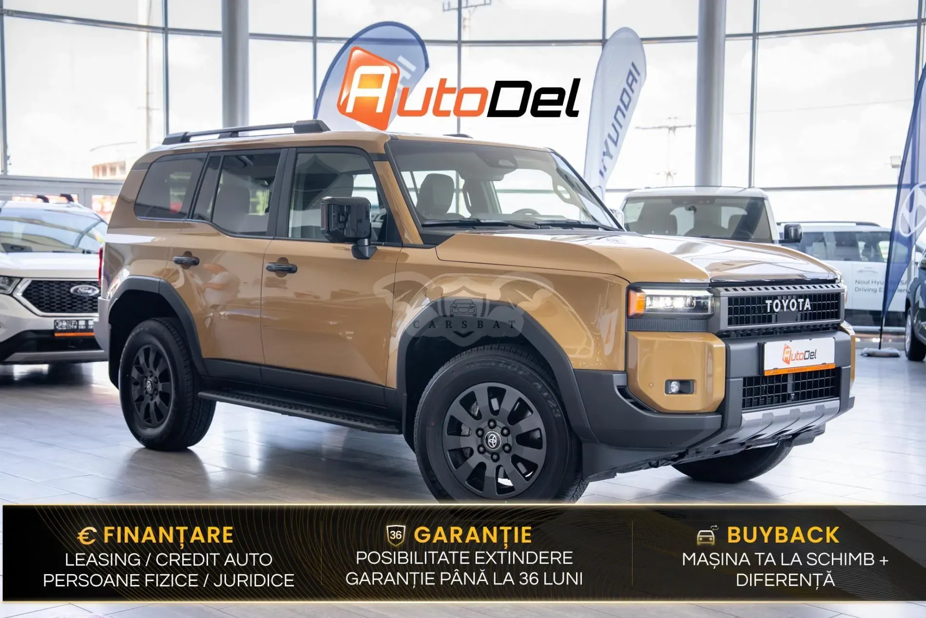 Toyota Land Cruiser 2.8l D-4D 204 CP A/T 7 locuri Luxury AVS 2025
