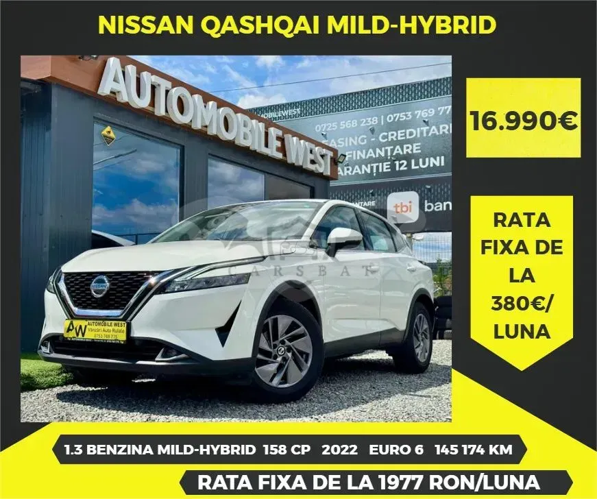 Nissan Qashqai III [2021 - Prezent] 1.3 DIG-T MHEV Xtronic Tekna 2022