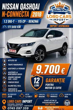 Nissan Qashqai II [2013 - 2021] 1.2 DIG-T Start/Stop N-Connecta 2018