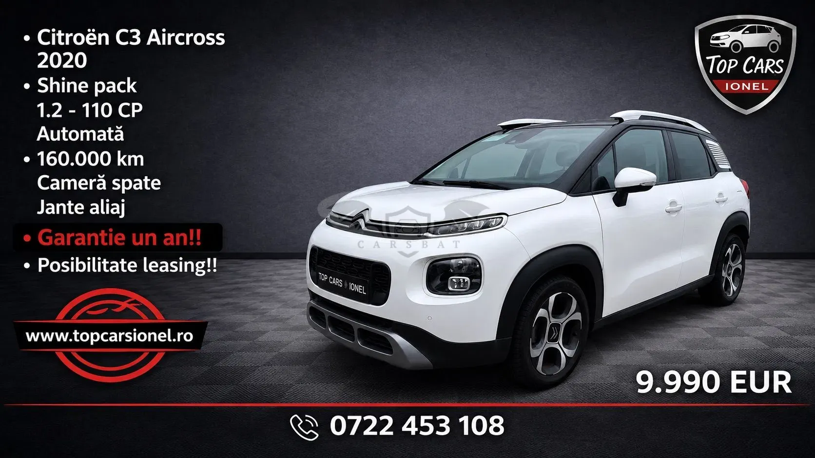 Citroën C3 Aircross I [2017 - 2021] PureTech 110 Stop & Start EAT6 Shine 2020