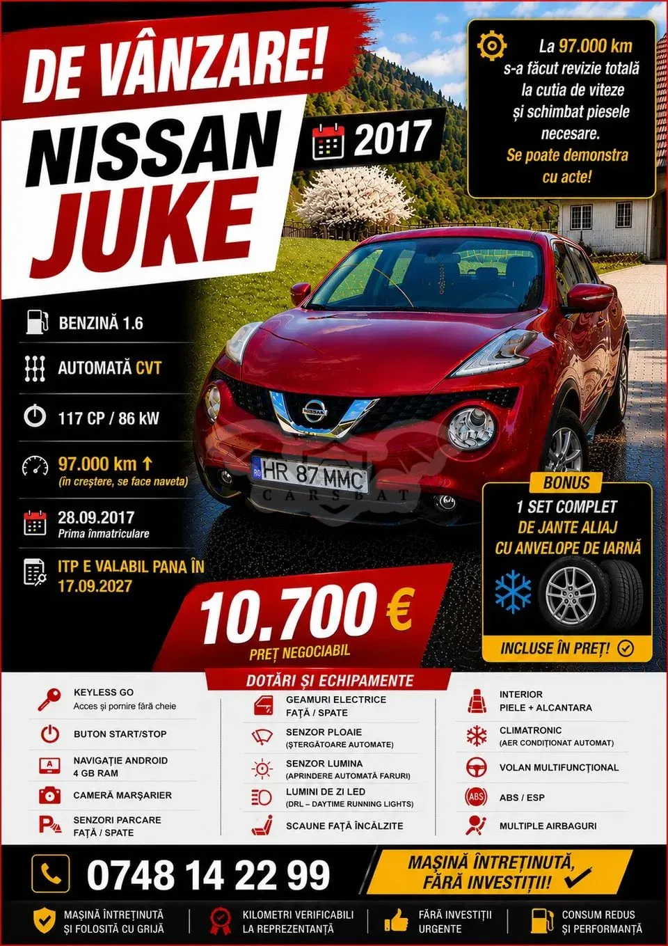 Nissan Juke I [2010 - 2019] 1.6L XTRONIC N-Connecta 2017