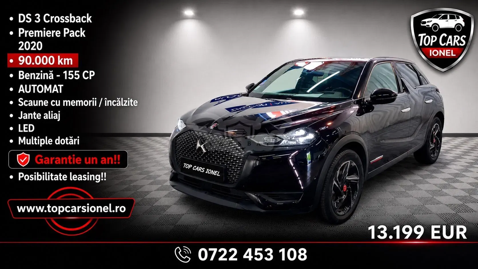 DS DS3 Crossback PureTech 155 Aut. LA PREMIERE 2020