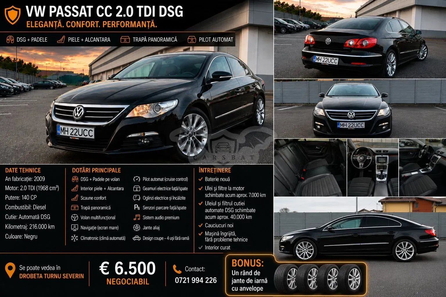 Volkswagen Passat 2.0 TDI DSG Highline 2008