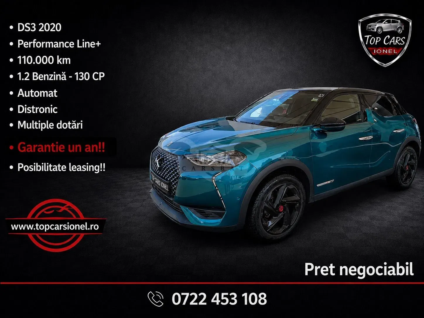 DS DS3 Crossback Crossback PureTech 130 Aut. GRAND CHIC 2020