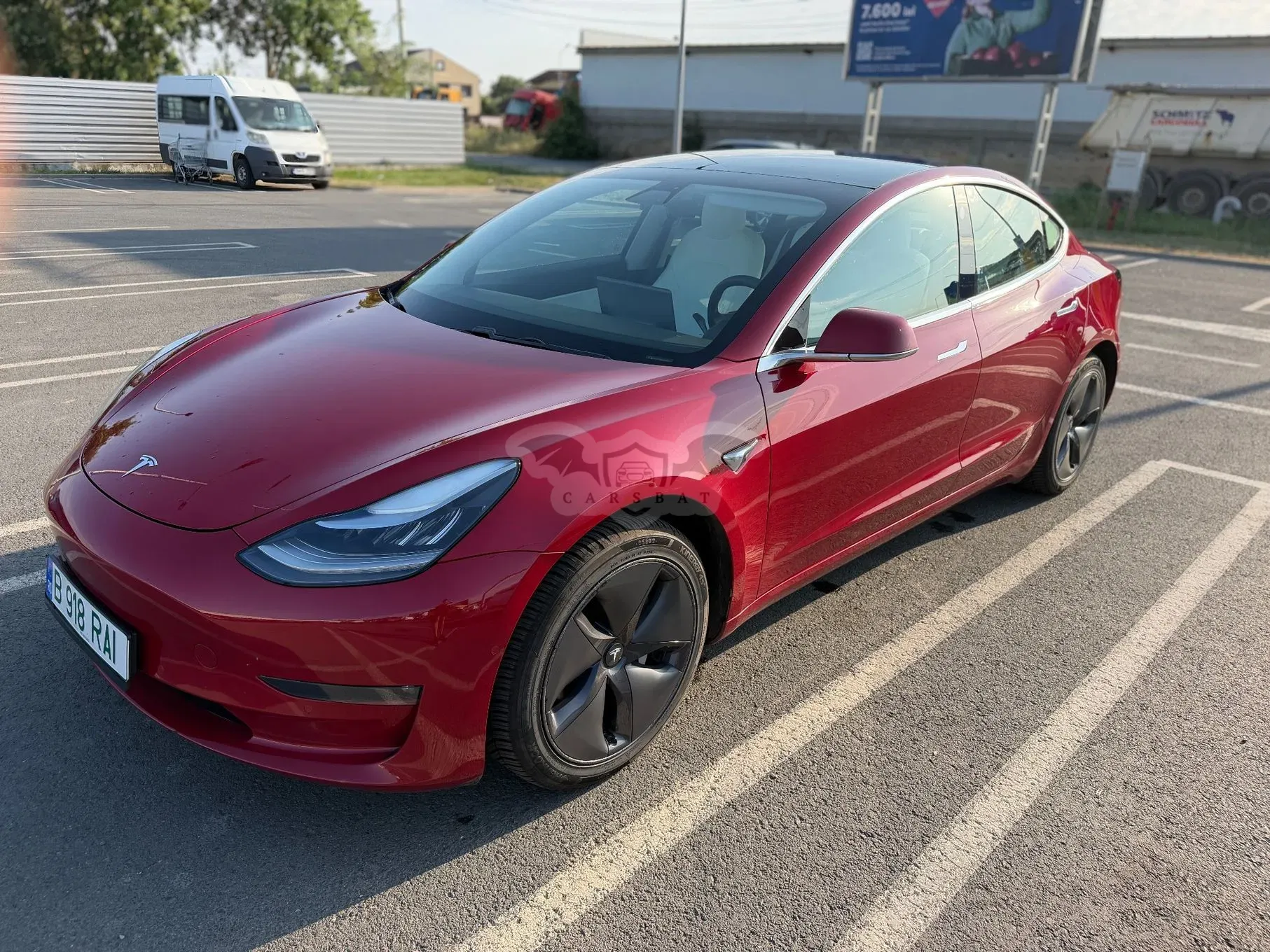 Tesla Model 3 Langstreckenbatterie Allradantrieb Dual Motor 2019
