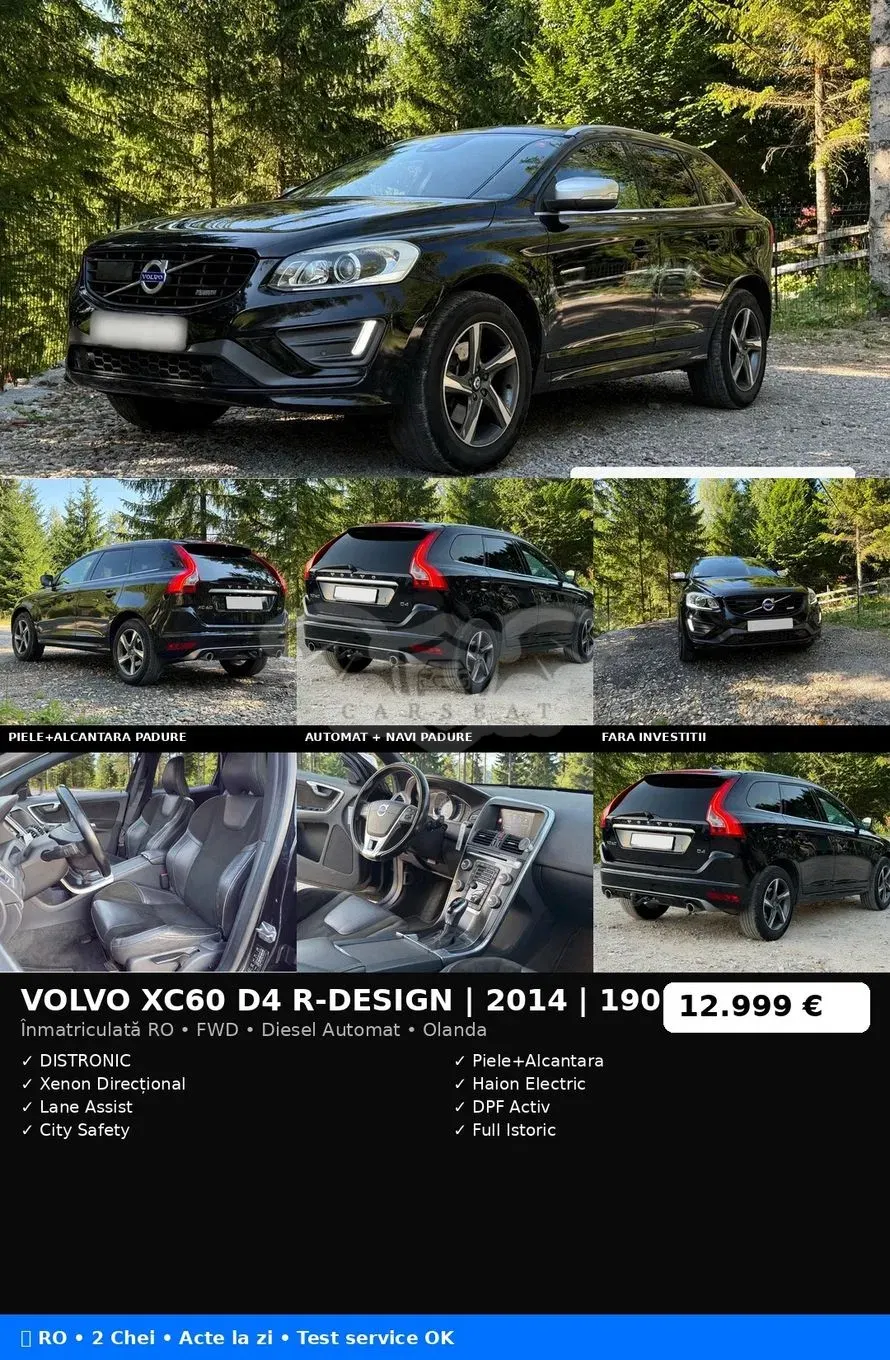 Volvo XC60 I [2008 - 2017] D4 VEA Start-Stop R-Design 2014