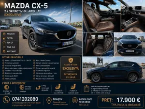 Mazda CX-5 II [2017 - Prezent] CD184 AWD AT Revolution 2020
