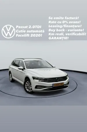 Volkswagen Passat B8 [2014 - Prezent] 2.0 TDI SCR DSG Elegance 2020
