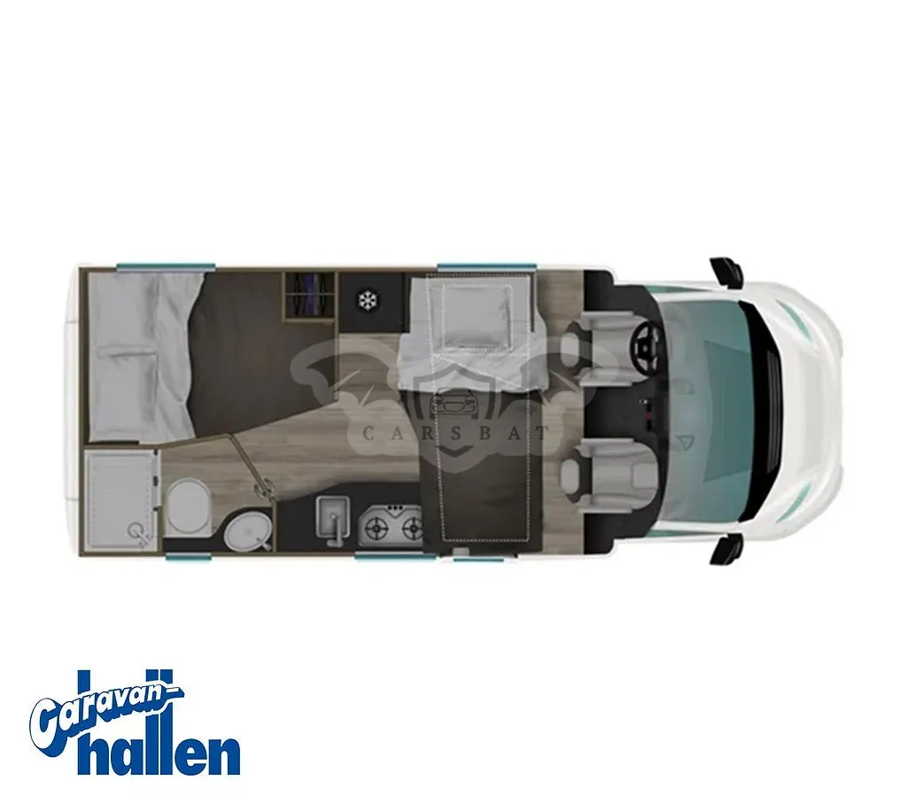 Itineo pf 600 (under 6m med 3 sovplatser/diselvärmare) 2025