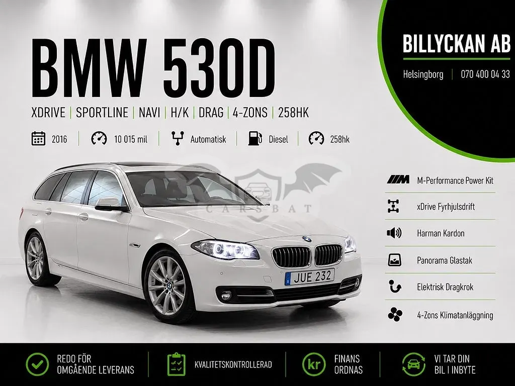 BMW 5 Series 2016
