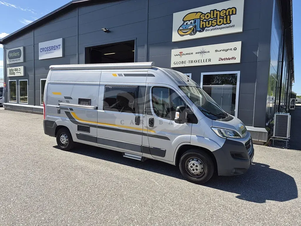 Sun living flexo sp 150 hk, automat, solcell, takfläkt, fin 2016