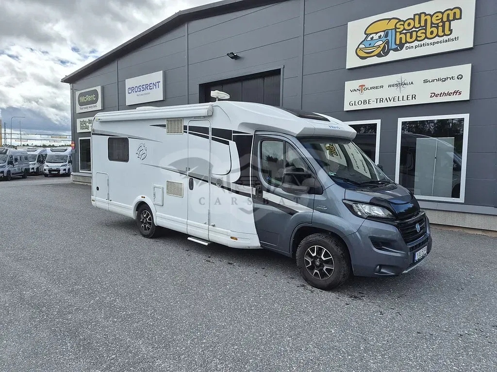 Knaus 700 ti scandinavian dubbla ac, automat, alde, hydrauliska stödbe 2016