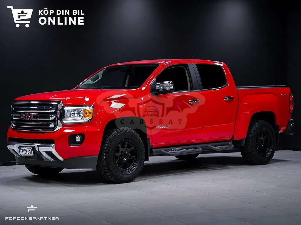 Gmc canyon crew cab 3,6 v6 309hk 4wd skinn dragkrok backkamera 2016