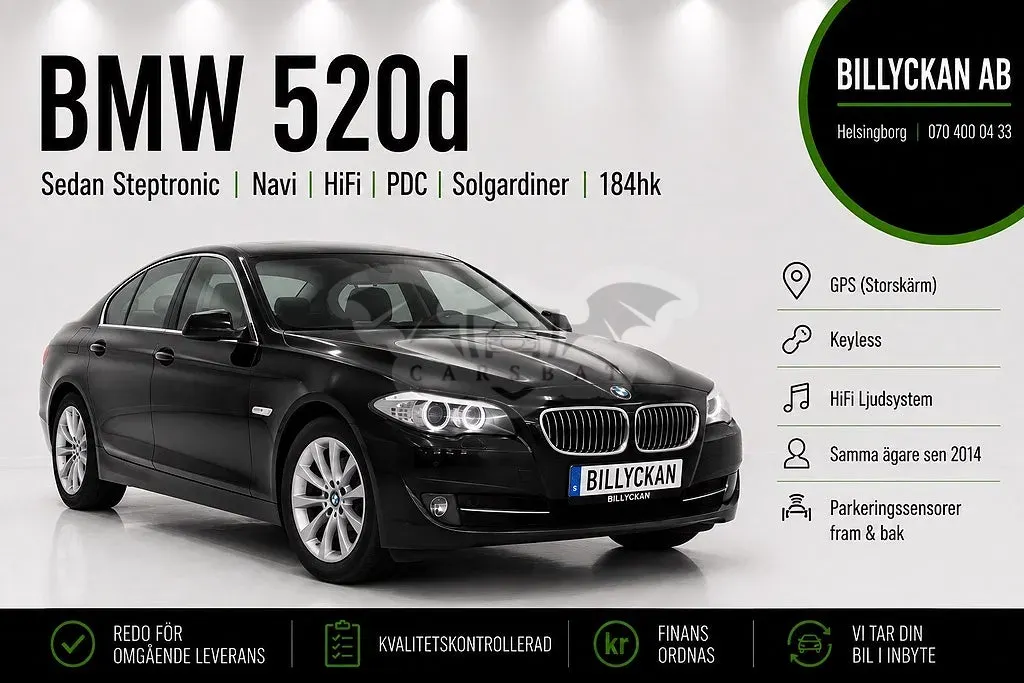 BMW 5 Series 2012