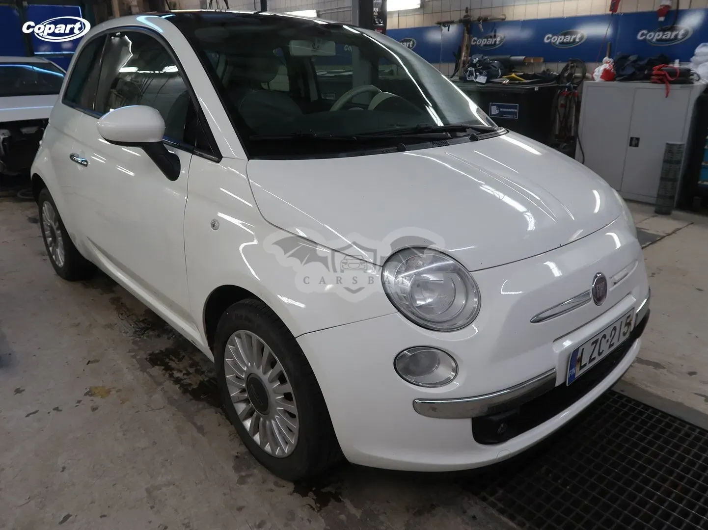 Fiat 500 Lounge 1,2 8v 69hv Bensiini 2010