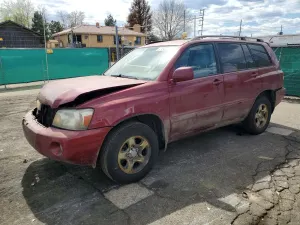 Toyota Highlander 2.4L 4 2007