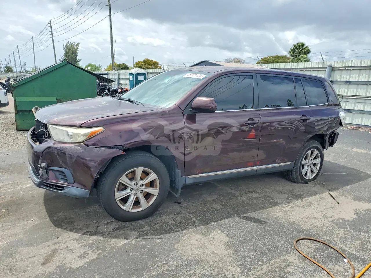 Toyota Highlander 2.7L 4 2012