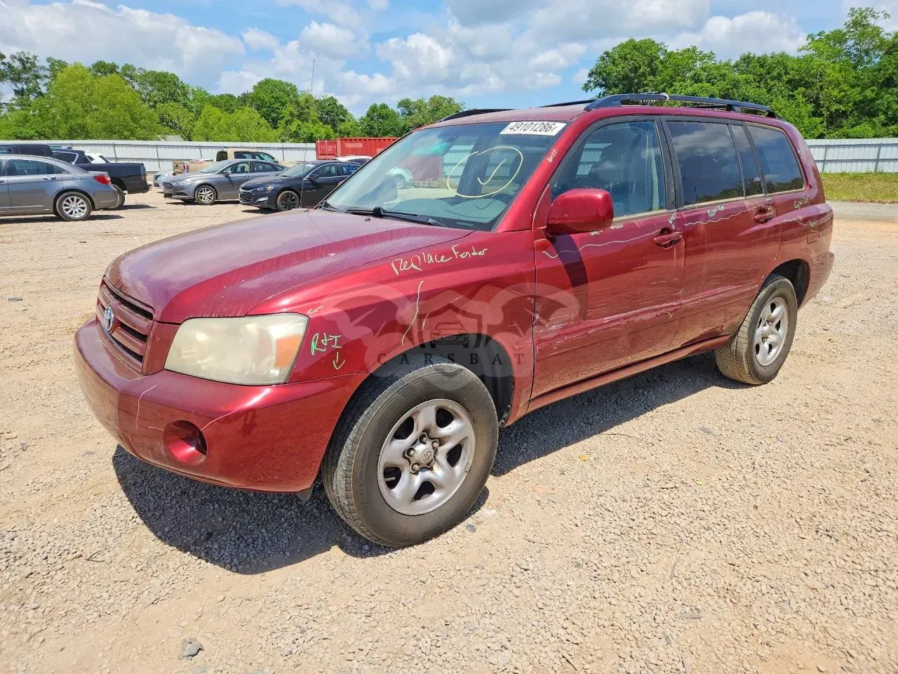 Toyota Highlander 2.4L 4 2005