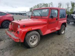 Jeep Wrangler 4.0L 6 1992
