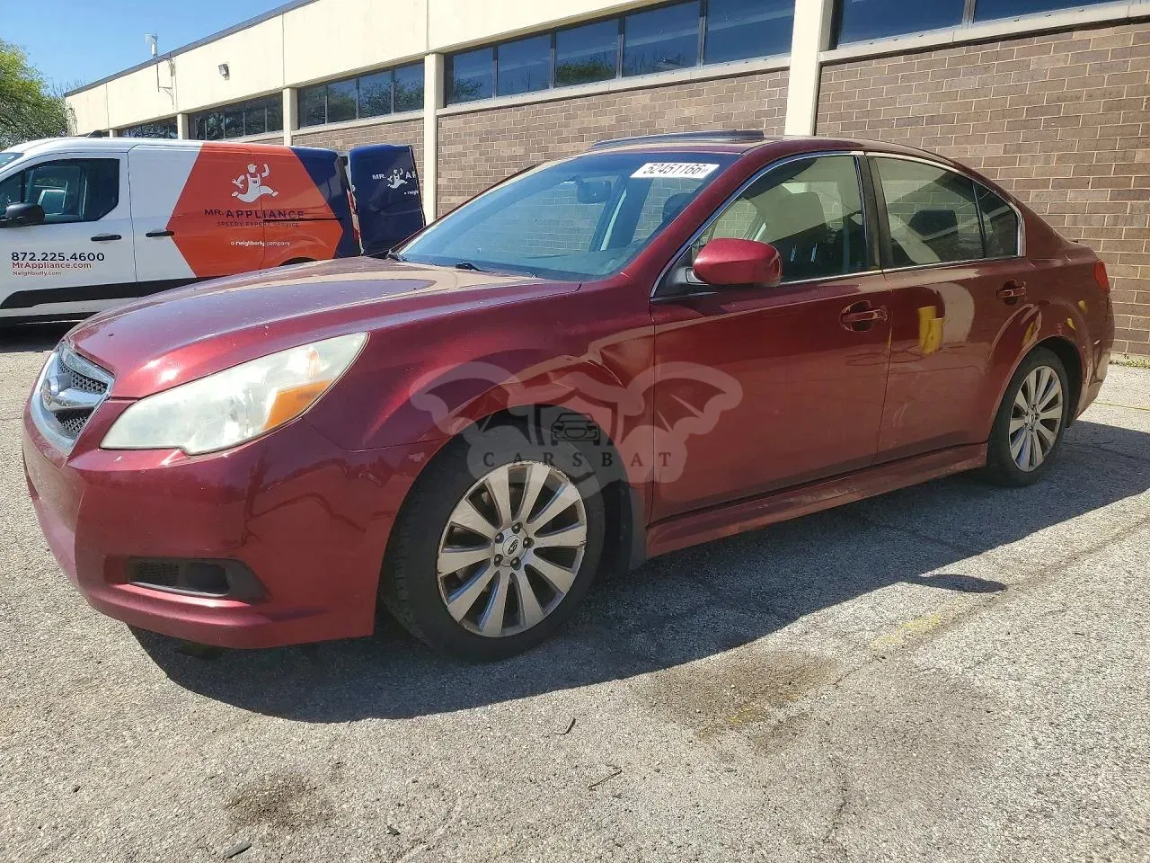 Subaru Legacy 2.5L 4 2012
