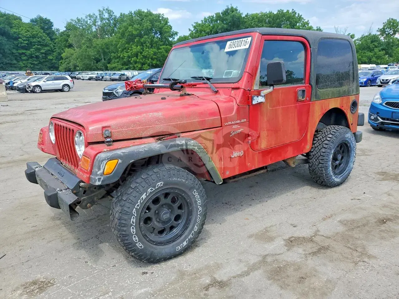 Jeep Wrangler 4.0L 6 2001