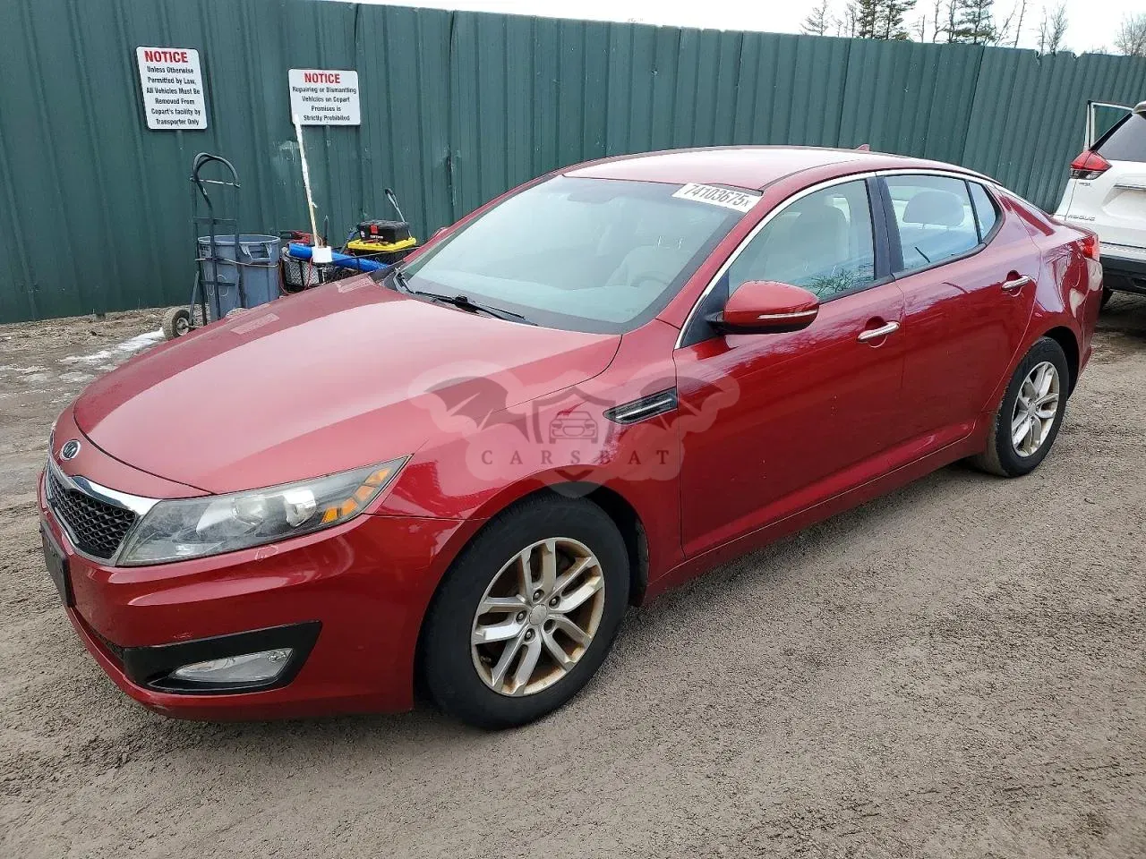 Kia Optima LX 2.4L 4 2012