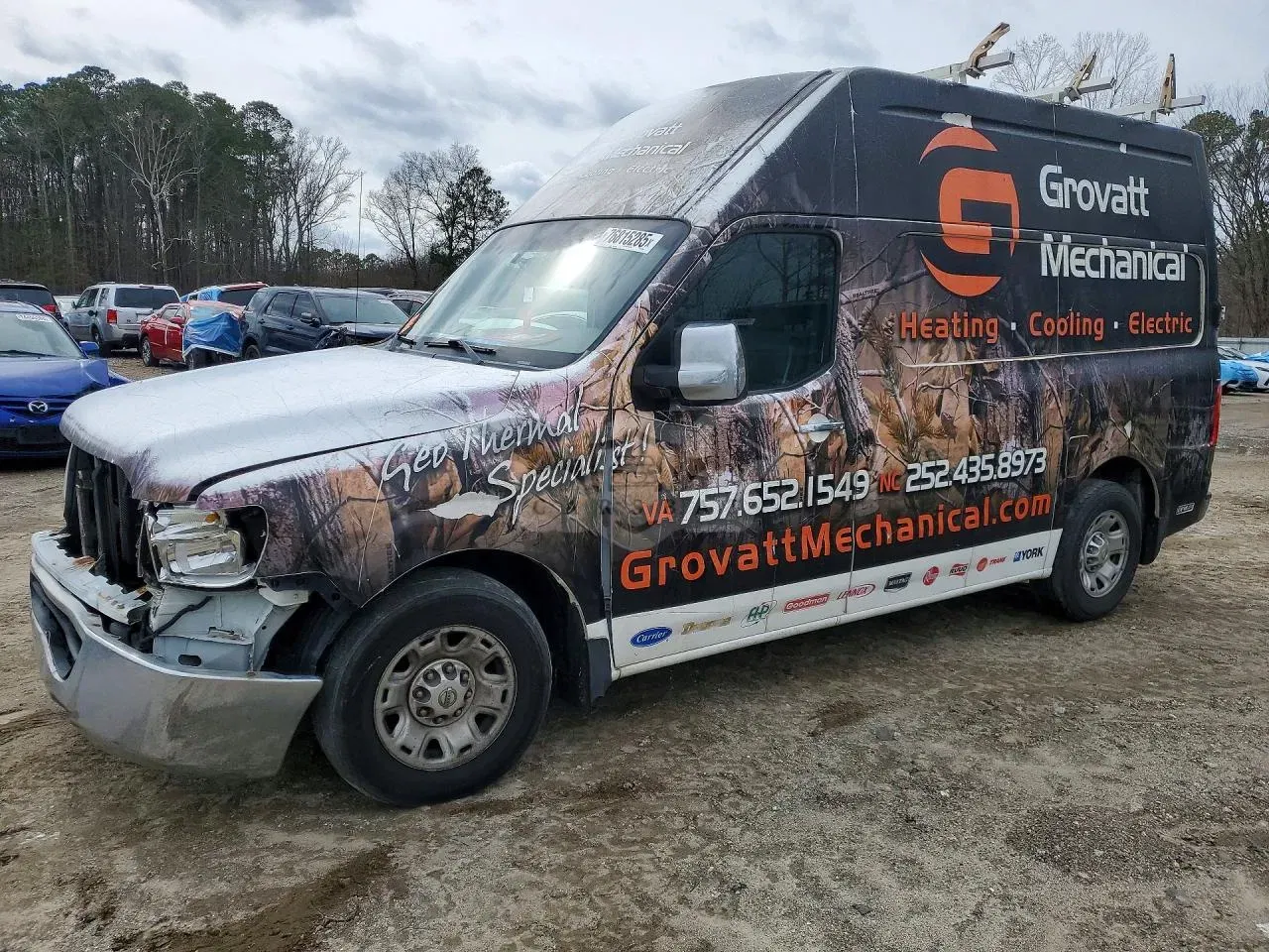 Nissan NV series 2500 4.0L 6 2012