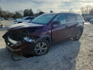 Toyota Highlander 3.5L 6 2016