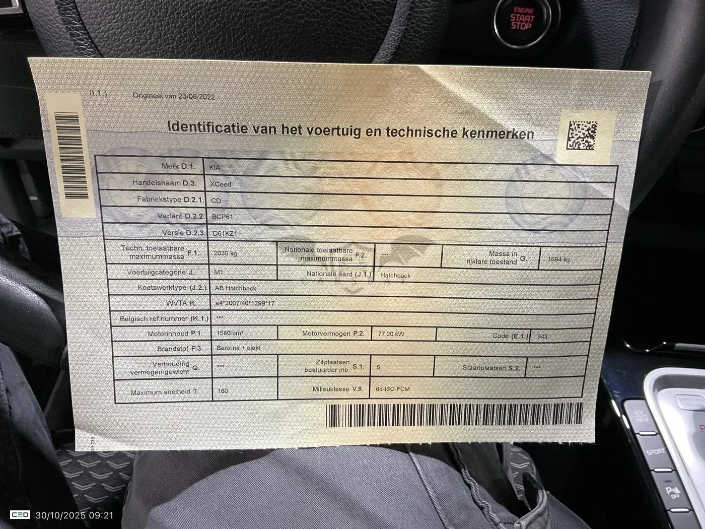 Kia Ceed XCeed 1.6 GDI Business 2022