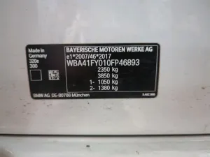 BMW 3 Series Touring 320e 2023
