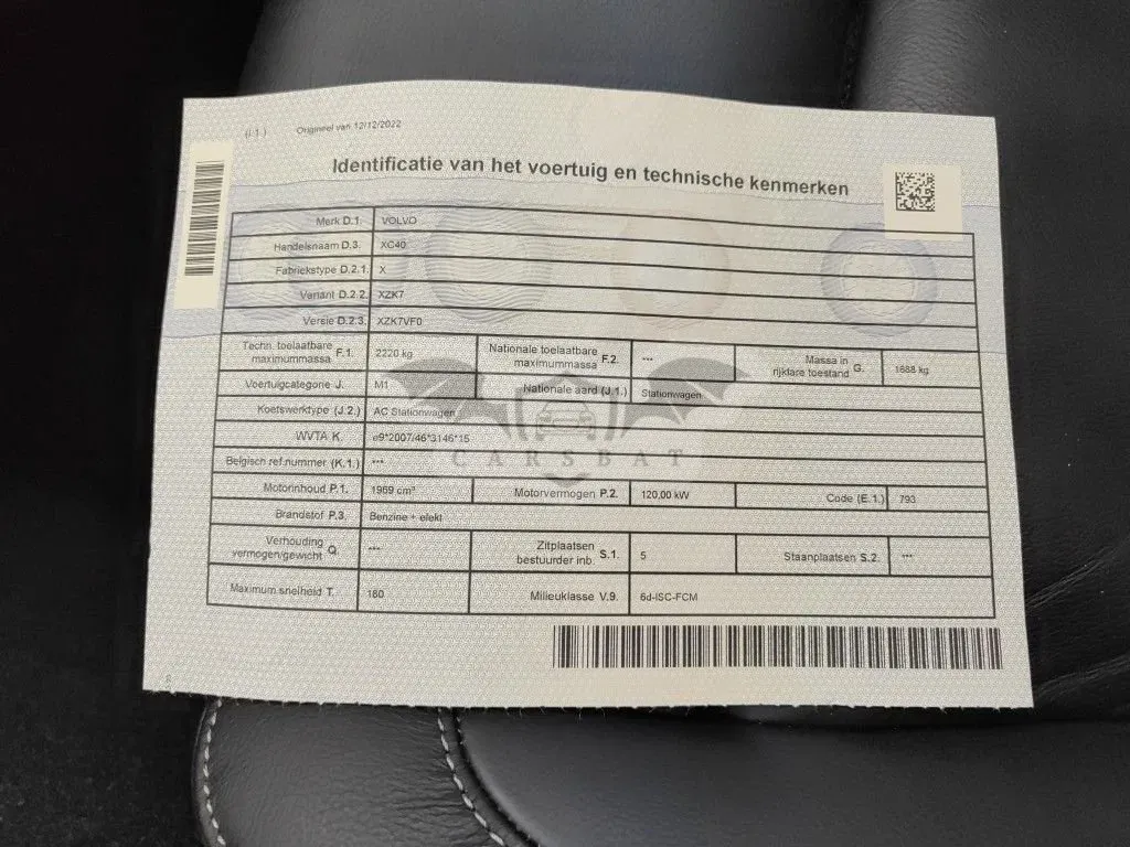 Volvo XC40 B3 Core 2022