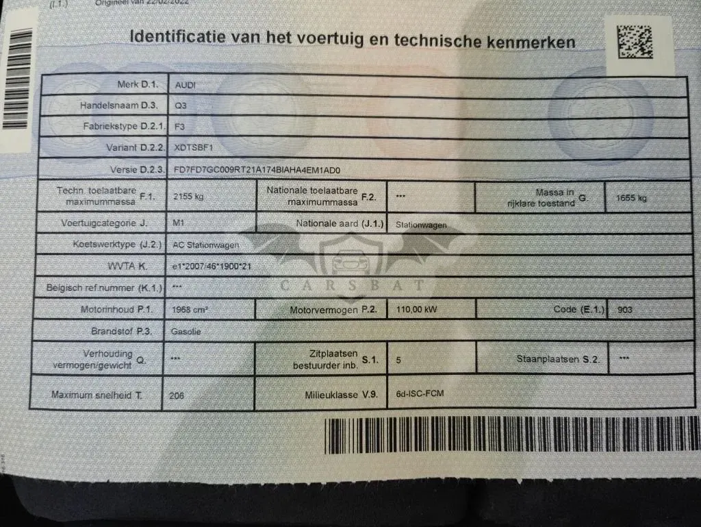 Audi Q3 35 TDI Business 2022