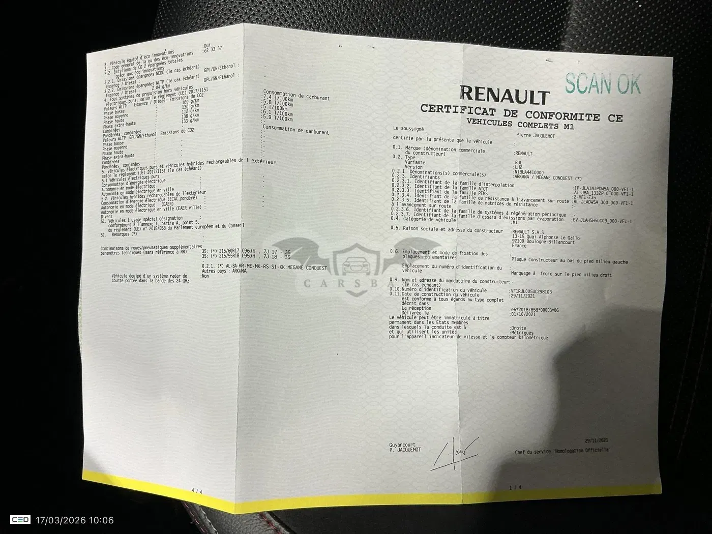 Renault Arkana / XM3 1.3 RS Line 2022
