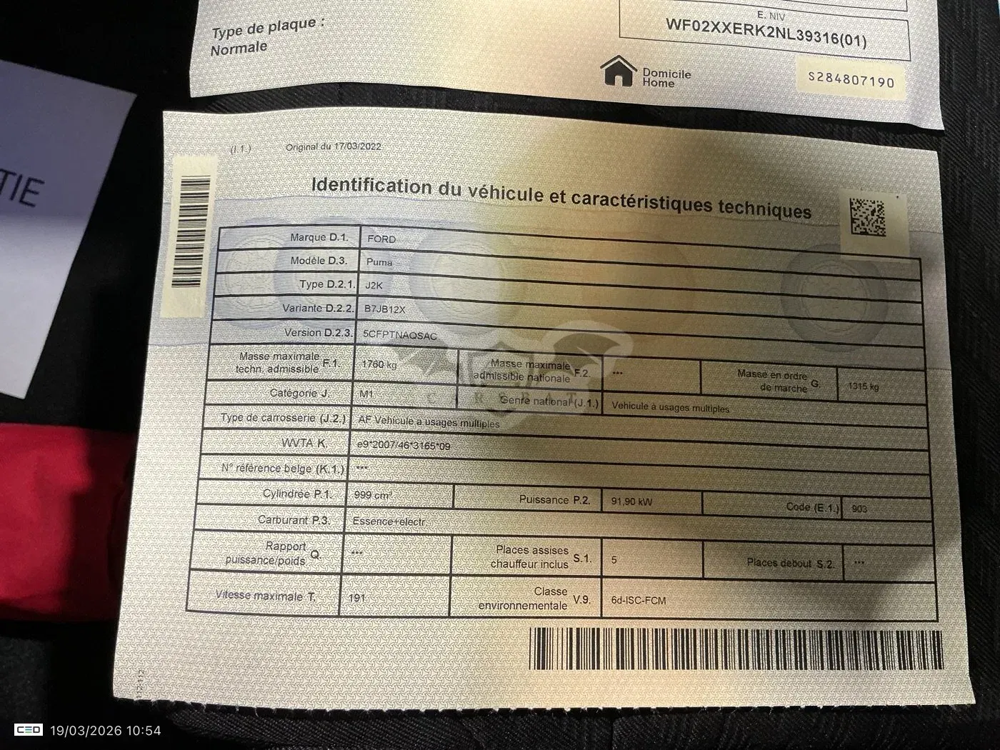 Ford Puma 1.0 Titanium 2022