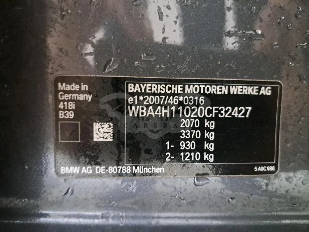 BMW 4 Series Gran Coupé 418i M Sport 2021