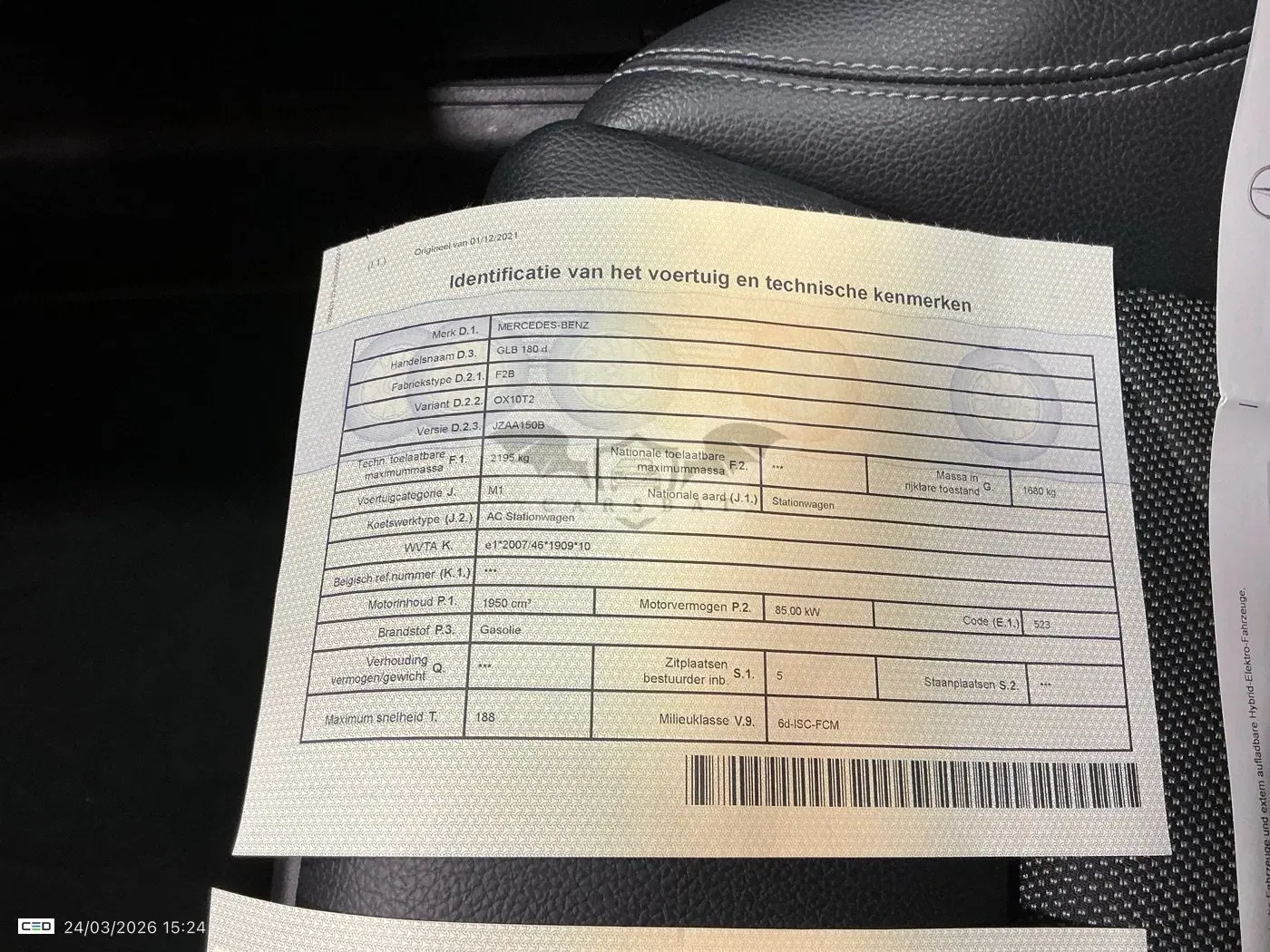 Mercedes-Benz GLB 180d Business Solution 2021
