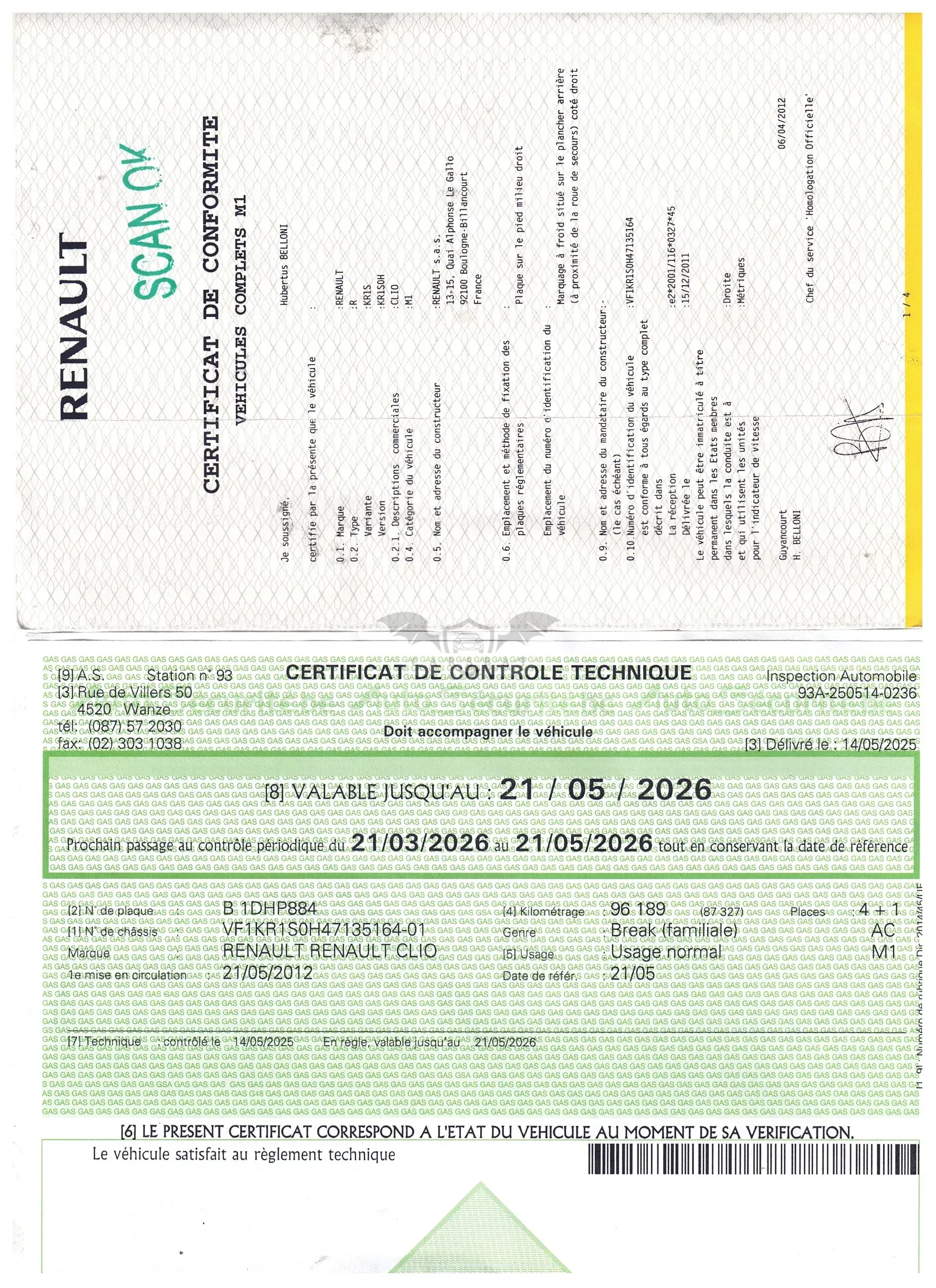 Renault Clio Grandtour 1.2i Expression 2012