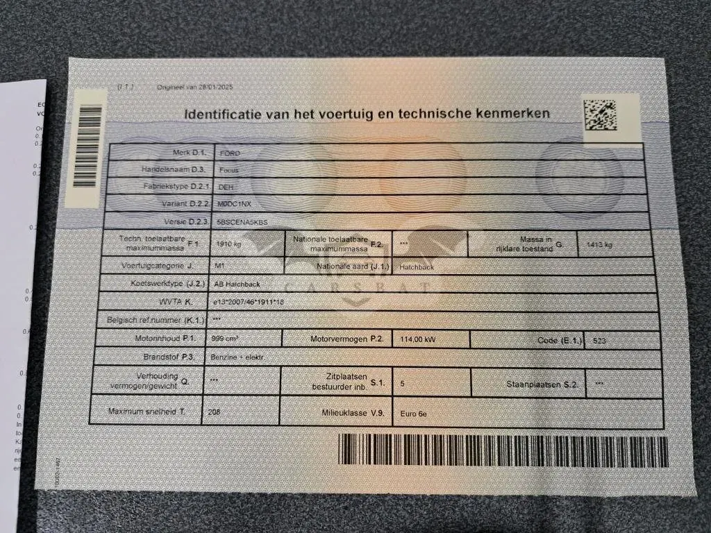 Ford Focus 1.0 EcoBoost Titanium X 2025