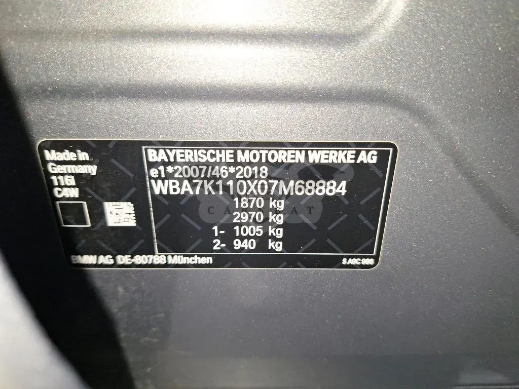 BMW 1 Series 116i 2023