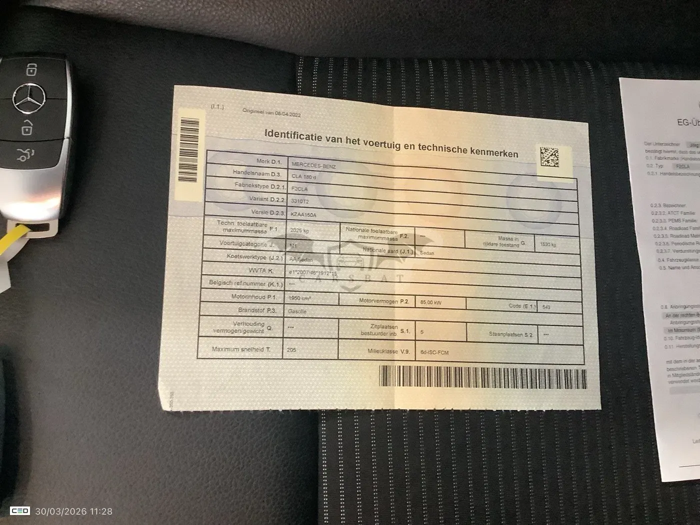 Mercedes-Benz CLA 180d Business Solution 2022