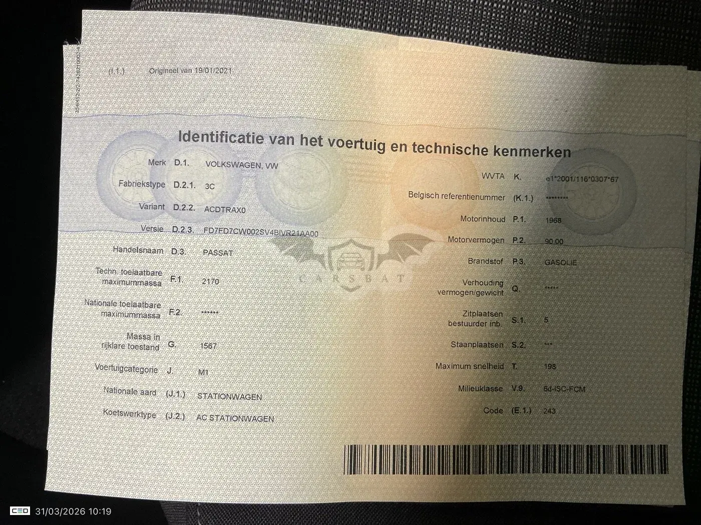 Volkswagen Passat Variant 2.0 TDI Style Business 2021