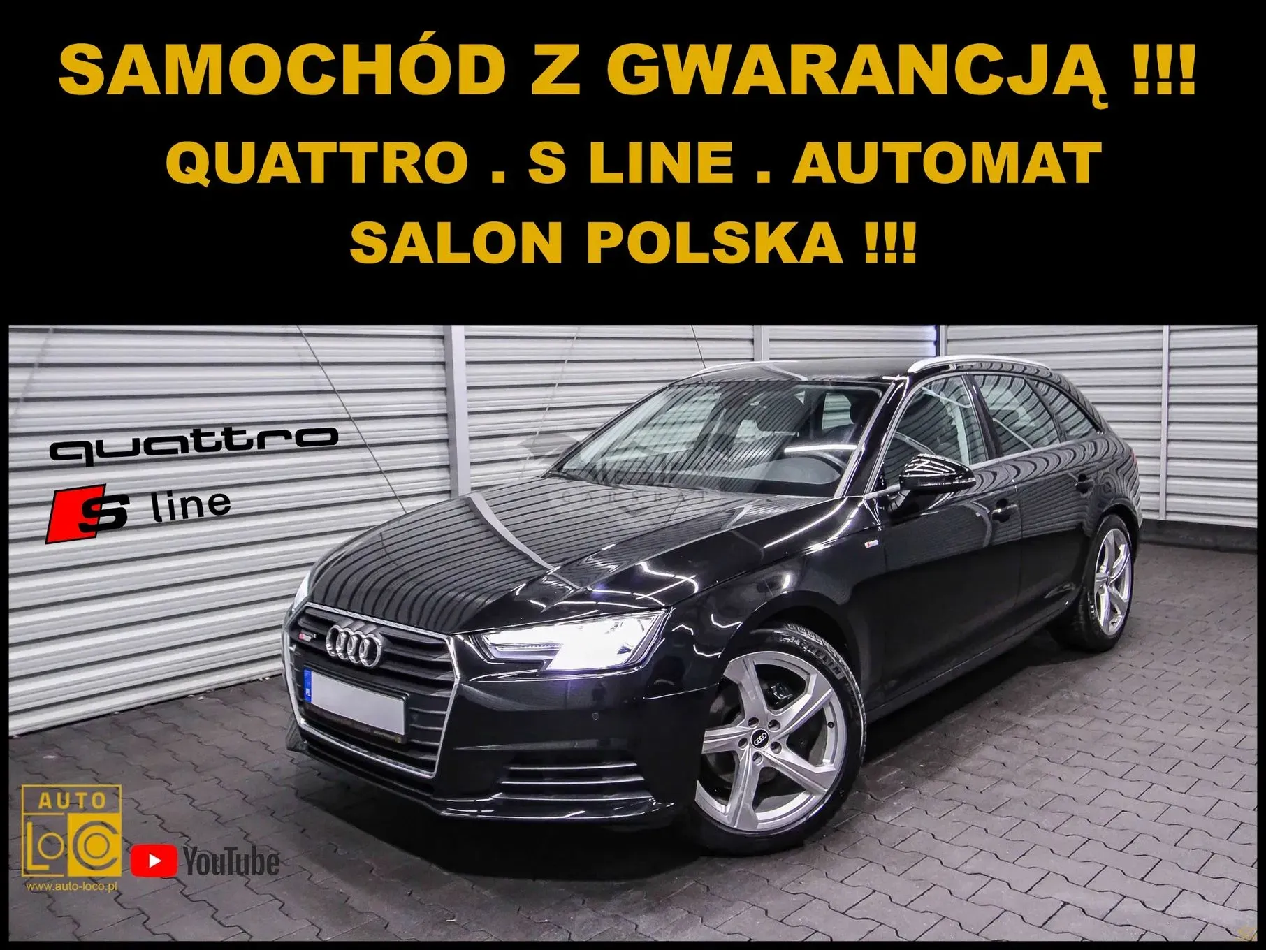 Audi A4 B9 2.0 TDI Quattro S tronic 2016